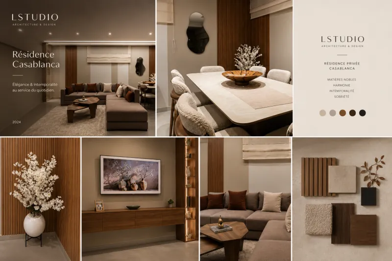Matières naturelles pour design intérieur au Maroc
